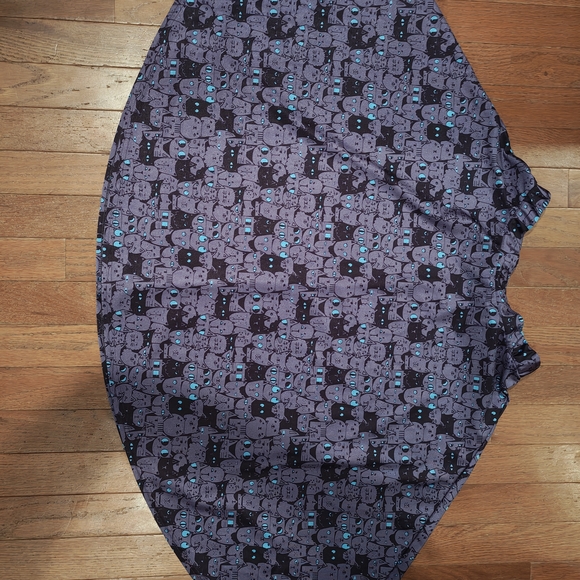 Blue Cat Pattern Skirt - Picture 1 of 2
